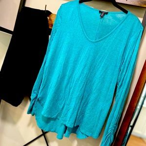 EUC Jones NY Flowy 3/4 sleeve Tee LG